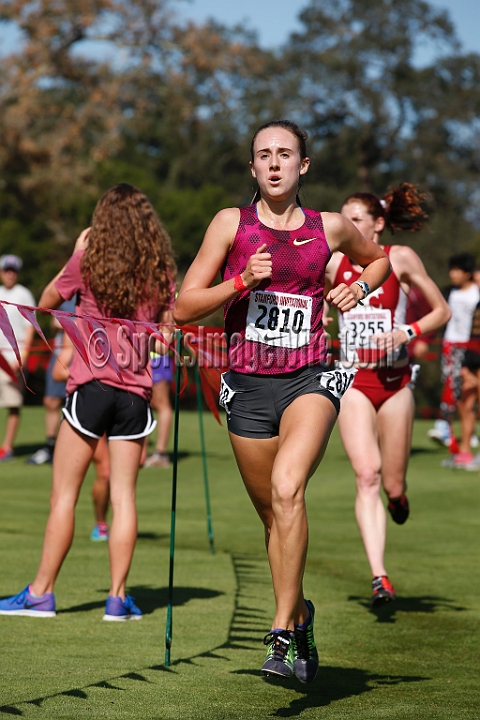 2014StanfordCollWomen-217.JPG - College race at the 2014 Stanford Cross Country Invitational, September 27, Stanford Golf Course, Stanford, California.